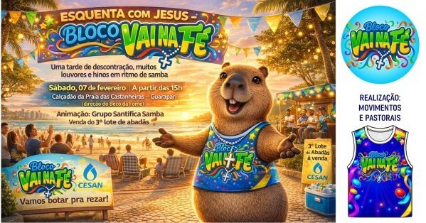 1º Esquenta do Bloco VAI NA FÉ – Vamos botar prá rezar!