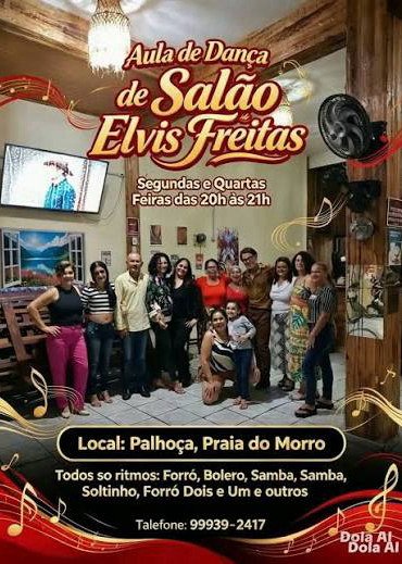Aulas de Dança com prof. Elvis Freitas