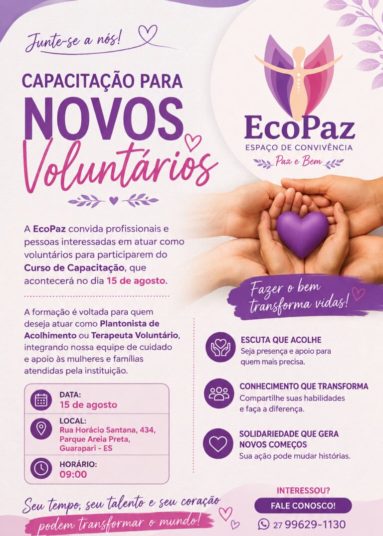 Curso Capacitante para novos Voluntários da Ecopaz