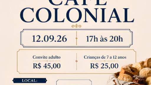☕ Vem aí o 3º Café Colonial do GEAK!