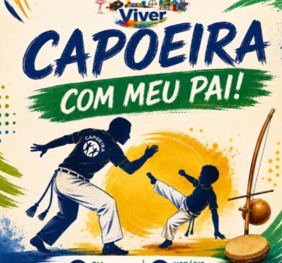 CAPOEIRA COM MEU PAI!
