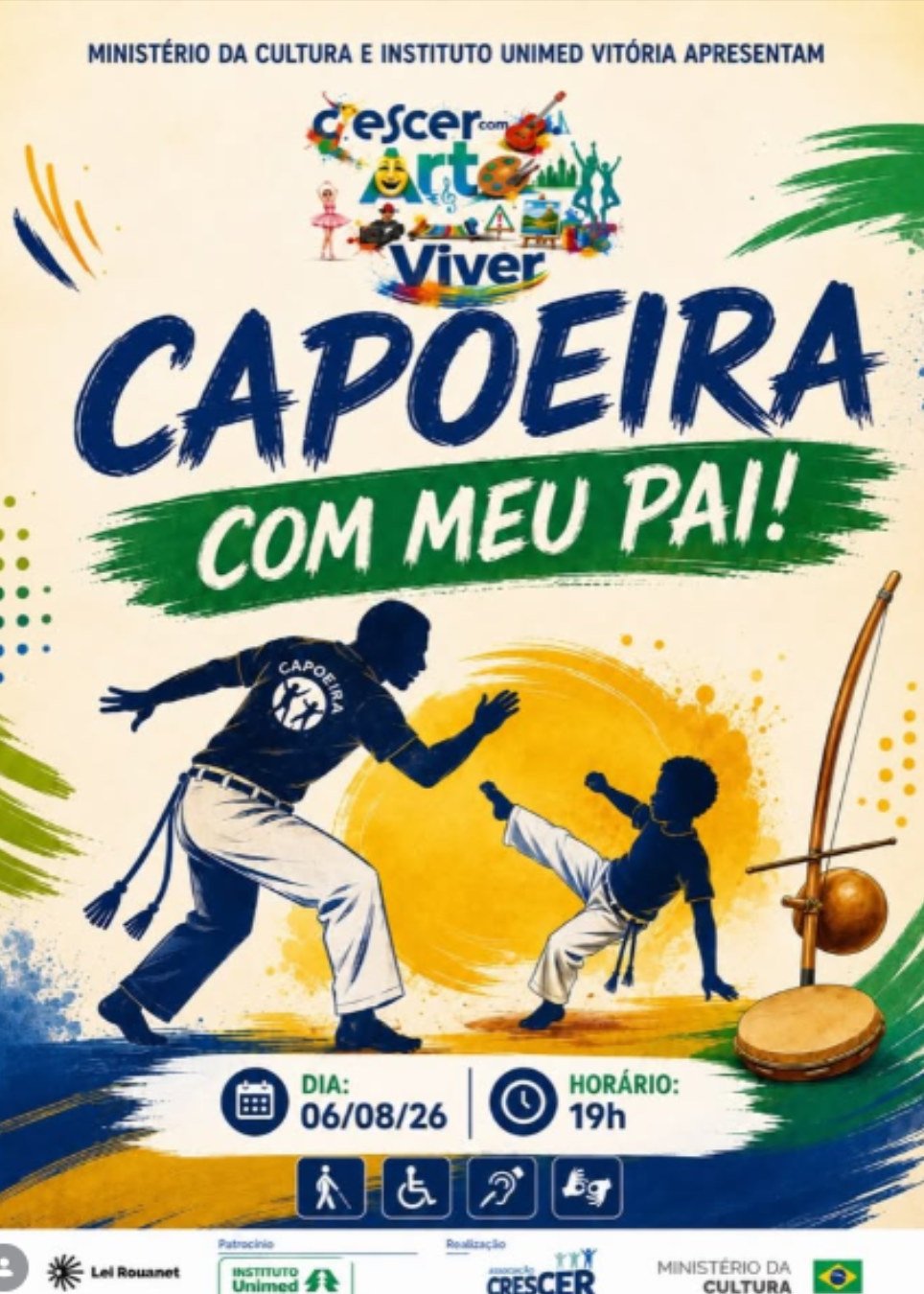 Capoeira com Meu Pai! em Guarapari