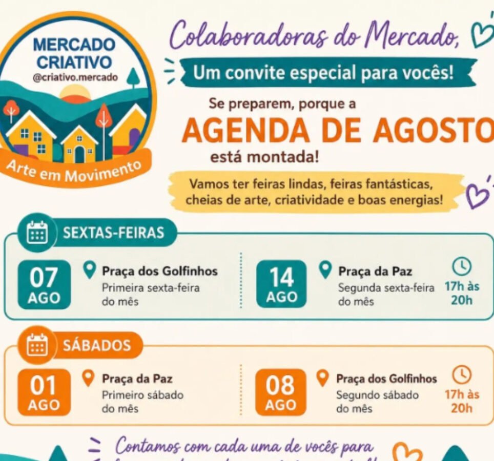 Feira na Praça dos Golfinhos | Expositoras Mercado Criativo