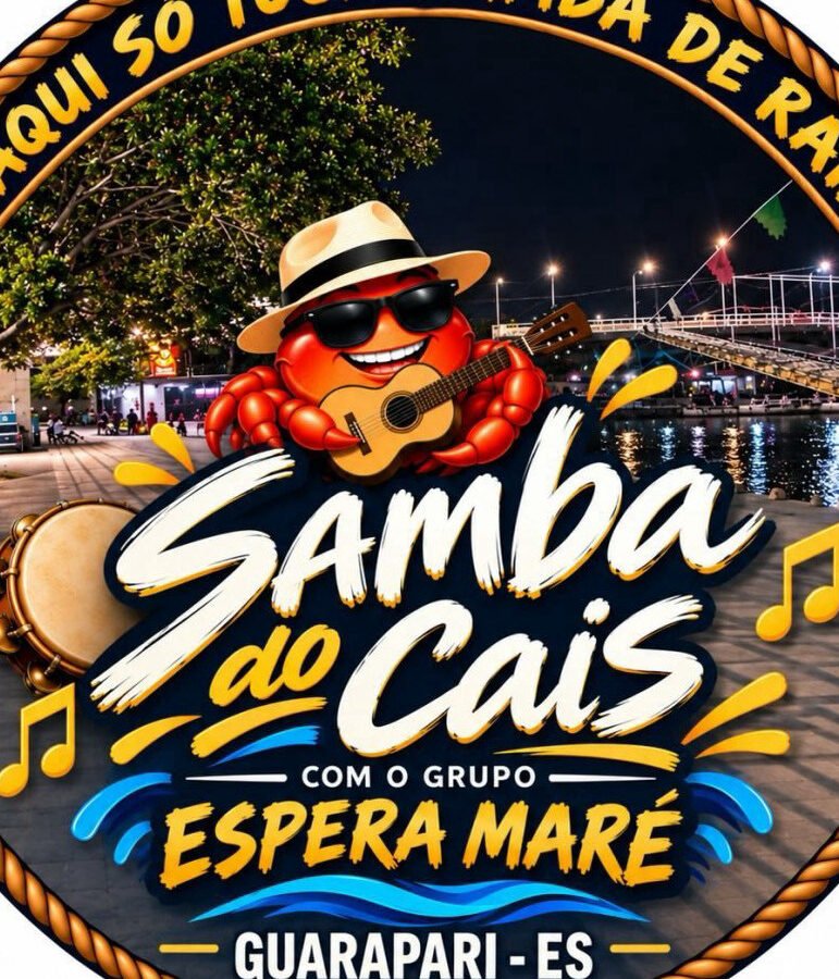 Grupo espara Maré no Samba do Cais