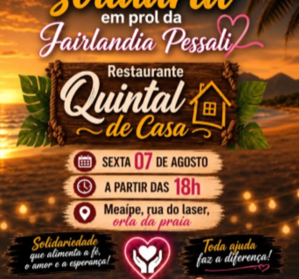 Noite Solidária em prol de Fairlandia Pessali
