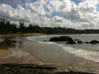 Praia da Aldeia - praia em Guarapari ES