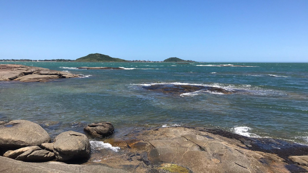Praia das Conchas em Guarapari