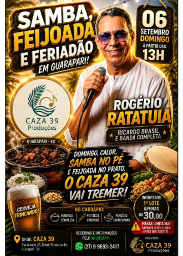Samba e Feijoada na véspera de Feriado
