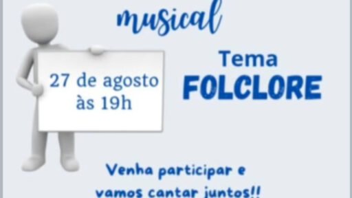 Sarau Poético Musical tema “Folclore”
